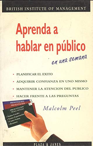 Aprenda a hablar en publico en unasemana