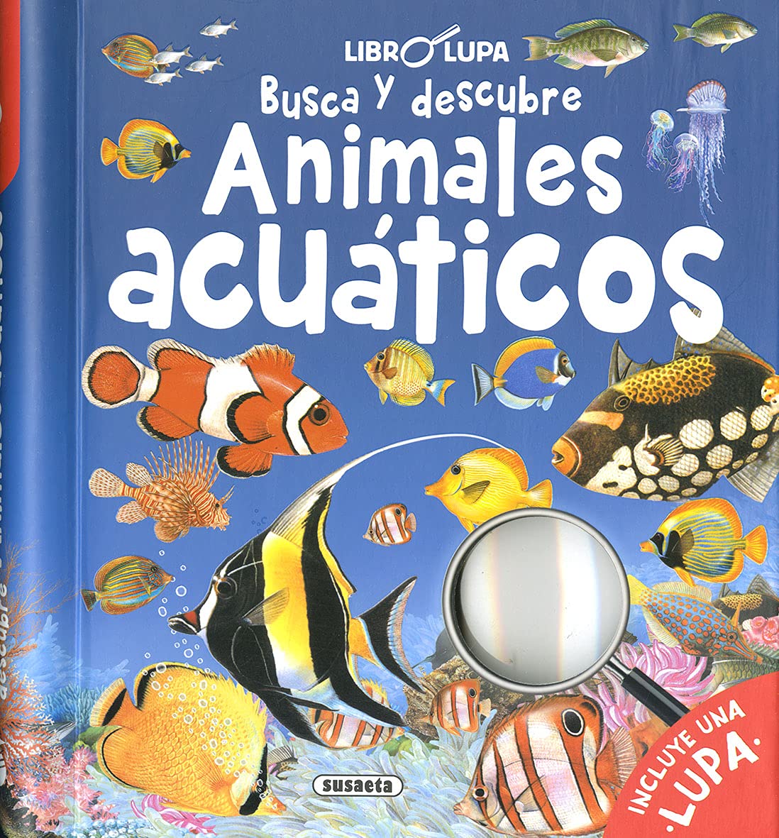 Busca y Descubre Animales acuáticos (Libro lupa)
