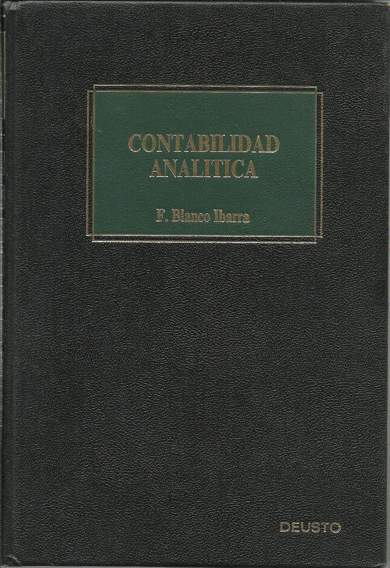 CONTABILIDAD ANALÍTICA