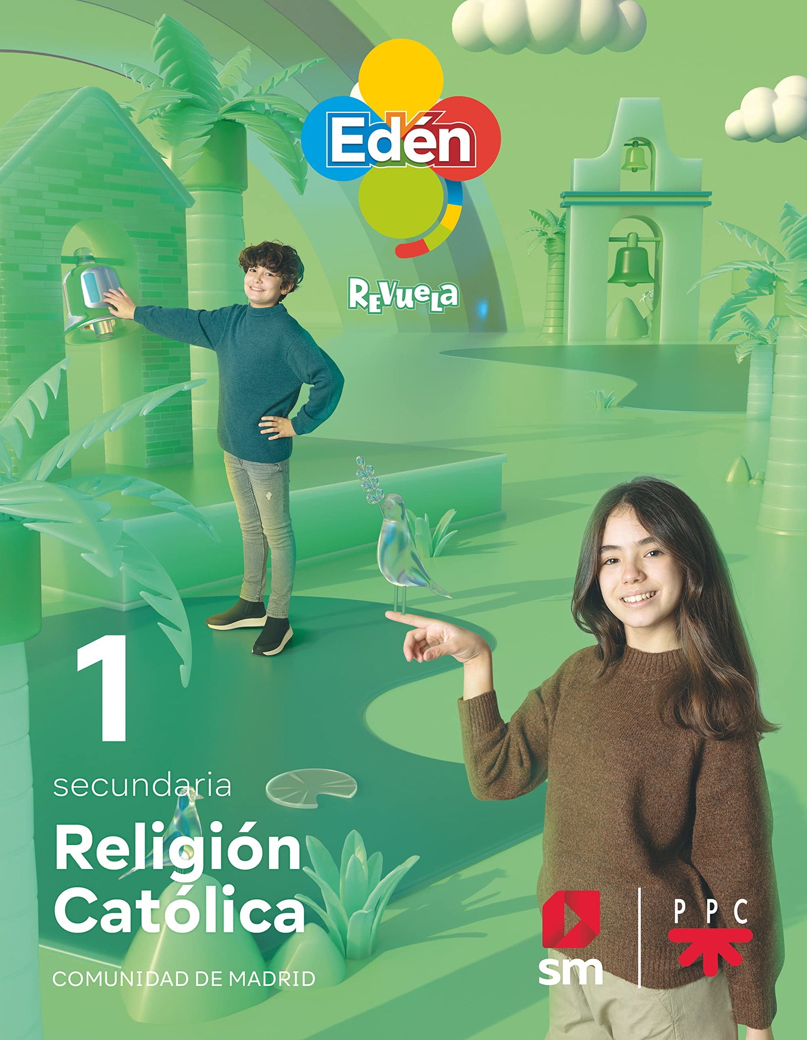 Religión católica. 1 ESO Edén. Revuela (Madrid) - 9788411201223