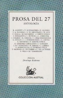 PROSA DEL 27-ANTOLOGIA (SIN COLECCION)