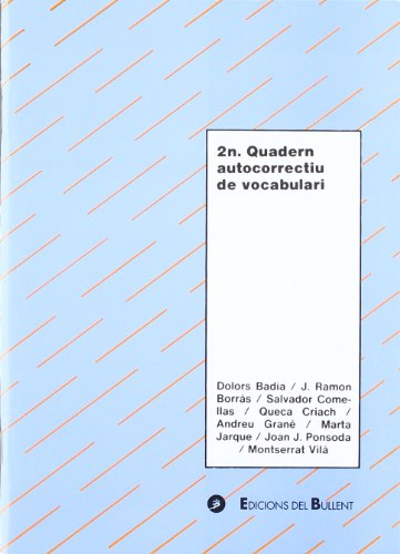 2n Quadern autocorrectiu de vocabulari (Quaderns autocorrectius)