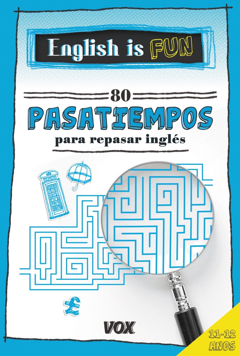 English is Fun.80 pasatiempos para repasar inglés 11-12 años (Vox - Lengua Inglesa - Diccionarios Generales)