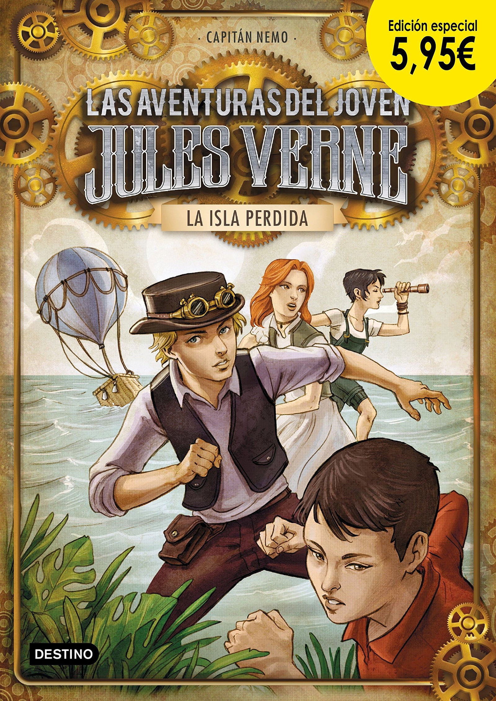 La isla perdida. Edición especial 5,95: 1 (Las aventuras del joven Jules Verne)