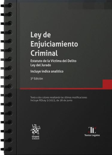 Ley de Enjuiciamiento Criminal. Estatuto de la Víctima del Delito. Ley del Jurado. Incluye índice analítico 3ª Edición (Leyes@)