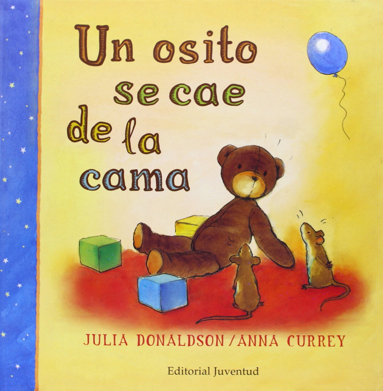 Un osito se cae de la cama