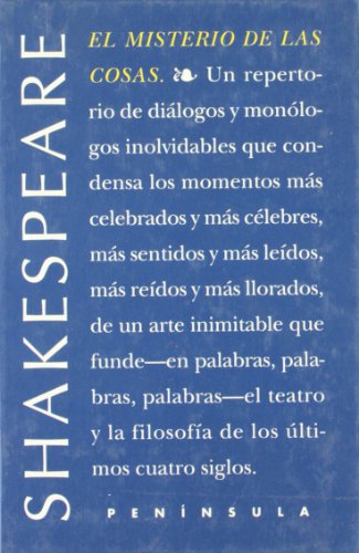 El misterio de las cosas.: Selección, traducción, presentación y apéndices de Joan Solé (NUESTROS CONTEMPORANEOS)