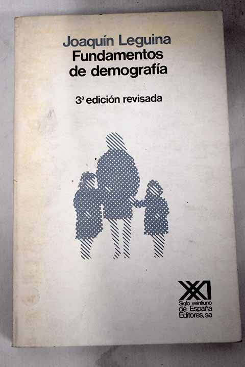 Fundamentos de demografía (Economía y demografía)