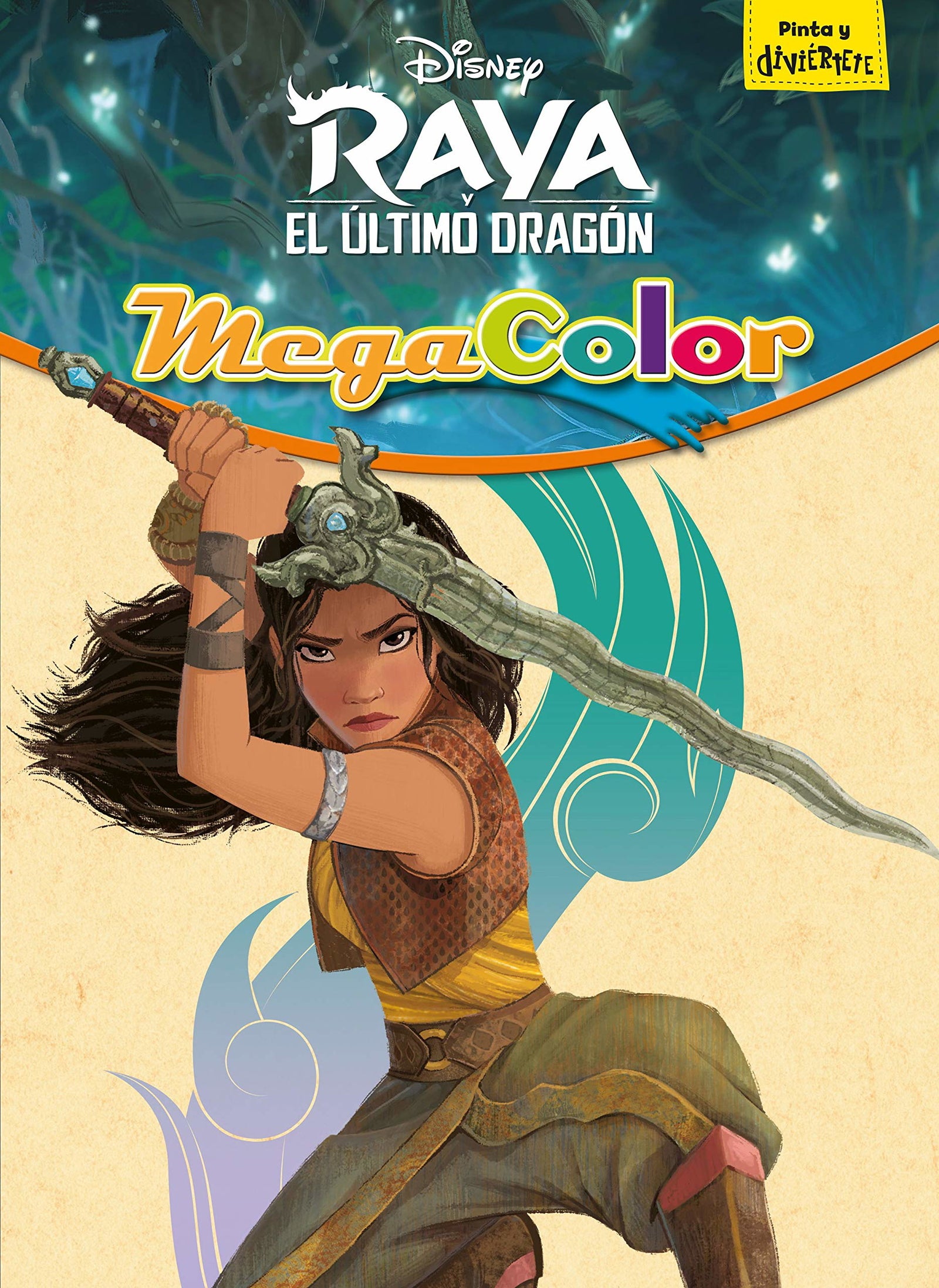 Raya y el último dragón. Megacolor: Pinta y diviértete (Disney. Raya y el último dragón)