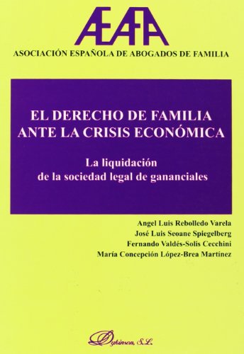 El derecho de familia ante la crisis económica. La liquidación de la sociedad de gananciales: La Liquidacion de La Sociedad Legal de Gananciales (SIN COLECCION)