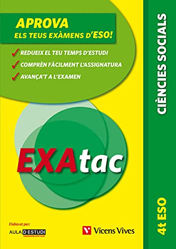 Exatac 4 ESO. Ciències Socials (Exatac. Català) - 9788468211268