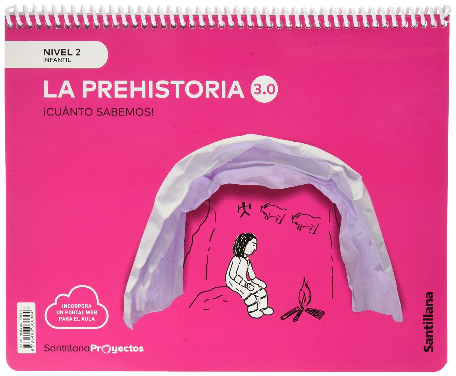 CUANTO SABEMOS NIVEL 2 LA PREHISTORIA 3.0 - 9788468066844 (EDUCACION INFANTIL)