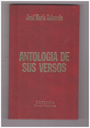 Antología de sus versos (Letras Hispánicas)