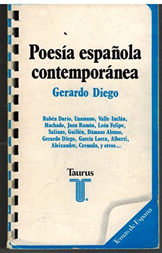 Poesia española contemporanea (1901-1934)