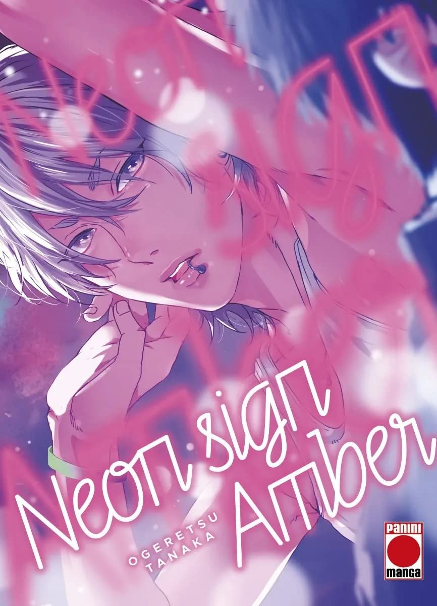 Neon sign amber