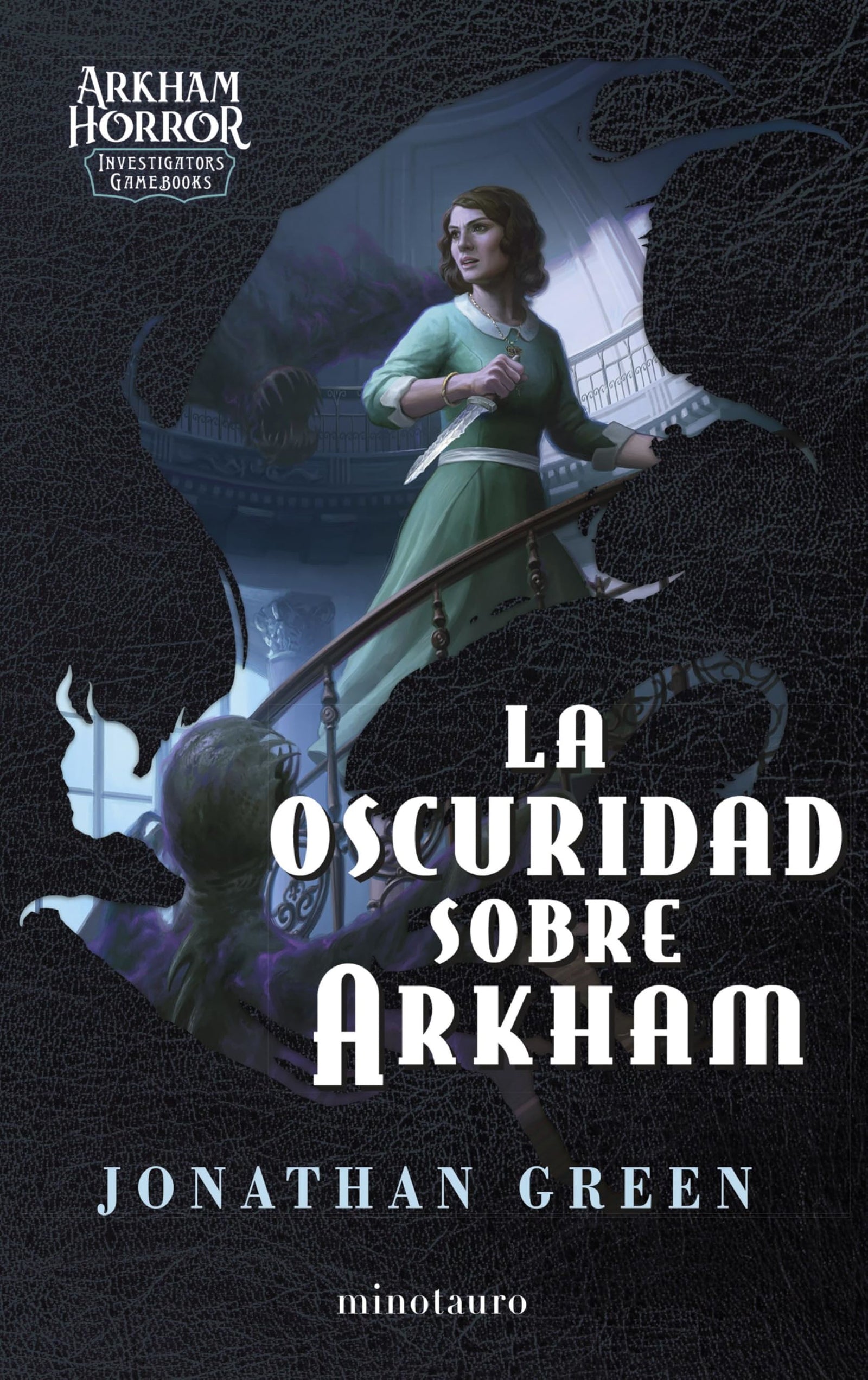 La oscuridad sobre Arkham: Libro juego (Aconyte Asmodee)