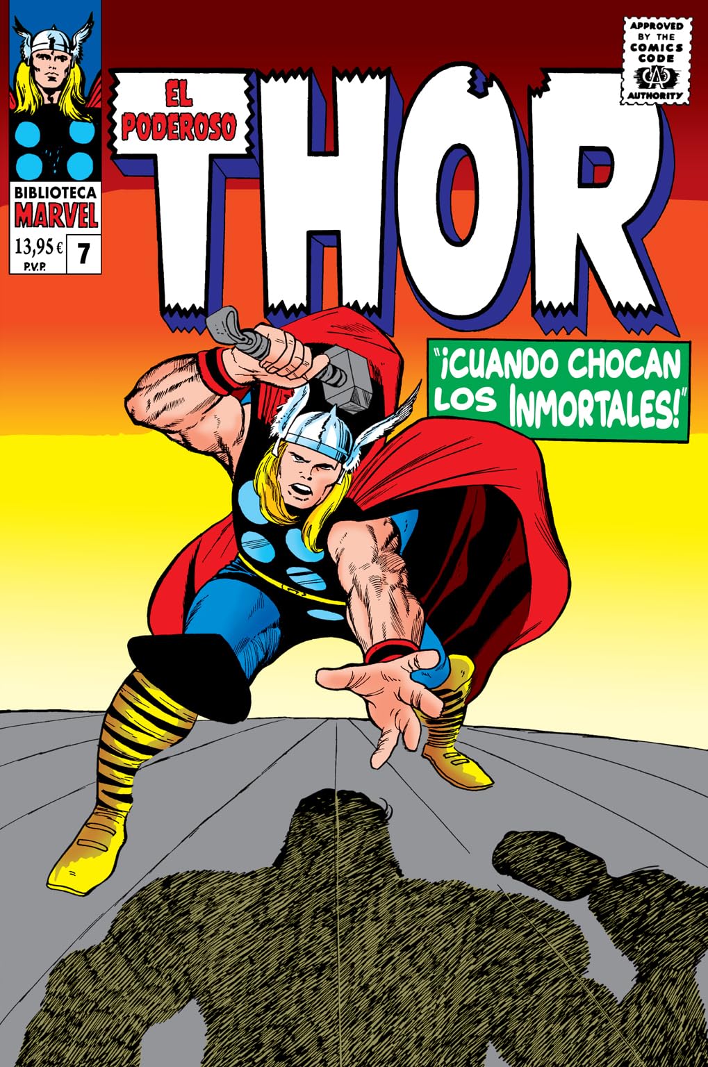 Biblioteca marvel el poderoso thor 7. 1966: journey into mystery 125, the mighty thor 126-130