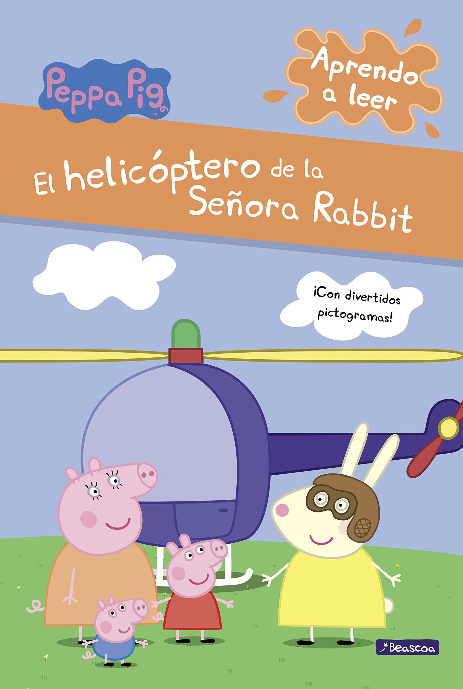 Peppa Pig. Lectoescritura - Aprendo a leer. El helicóptero de la Señora Rabbit: ¡Con divertidos pictogramas!