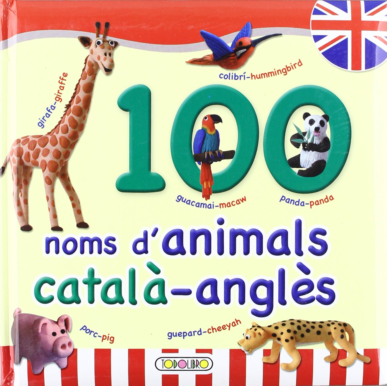 100 noms d'animals català-anglès (Primera biblioteca infantil)