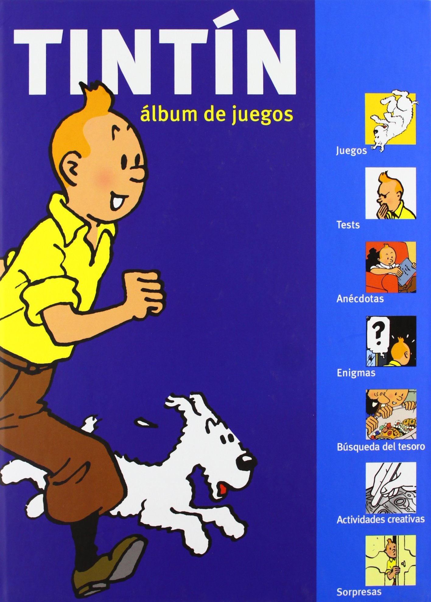 Tintín, álbum de juegos