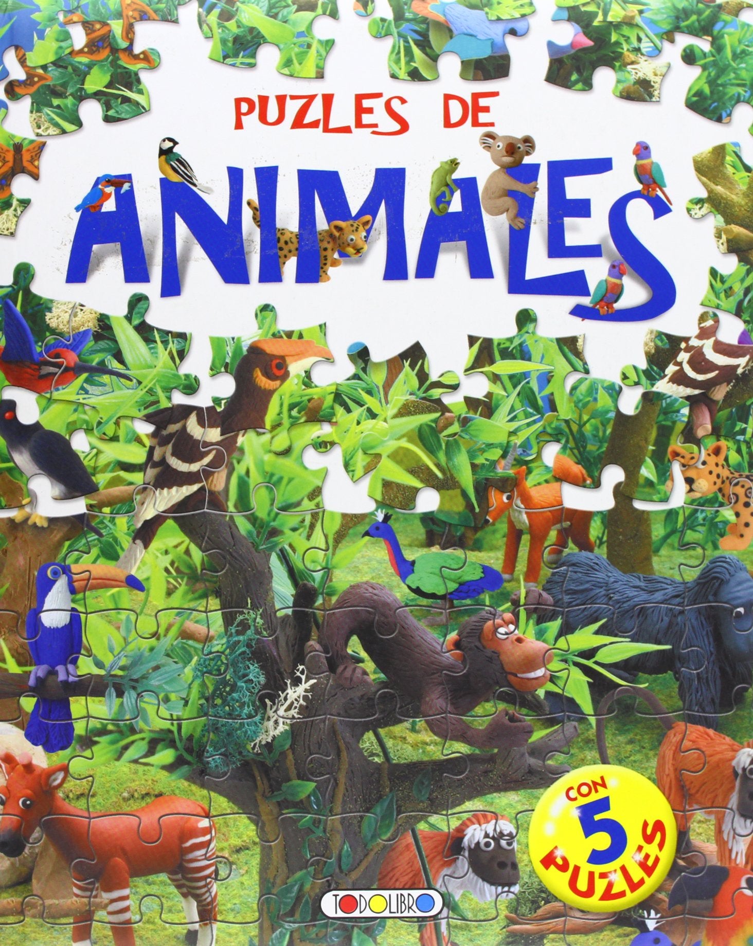 Puzles de animales (Libro puzle de 24 piezas)