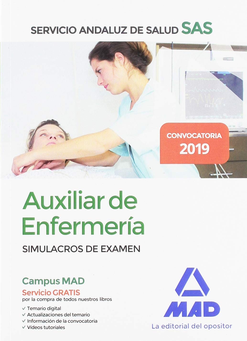 Auxiliar Enfermería del Servicio Andaluz de Salud. Simulacros de examen