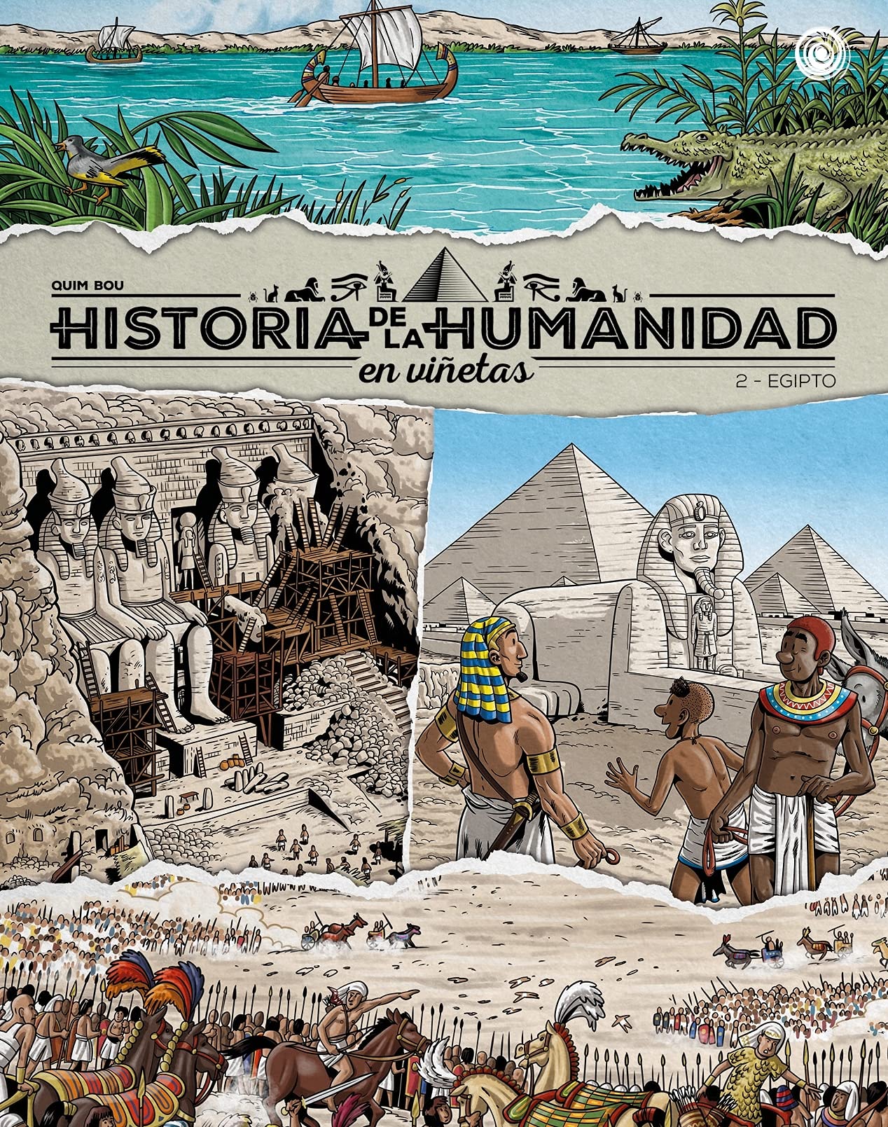 Historia de la humanidad en viñetas: Egipto (ESPIRAL DIDACTICO)
