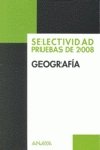 Geografía, selectividad. Pruebas 2008