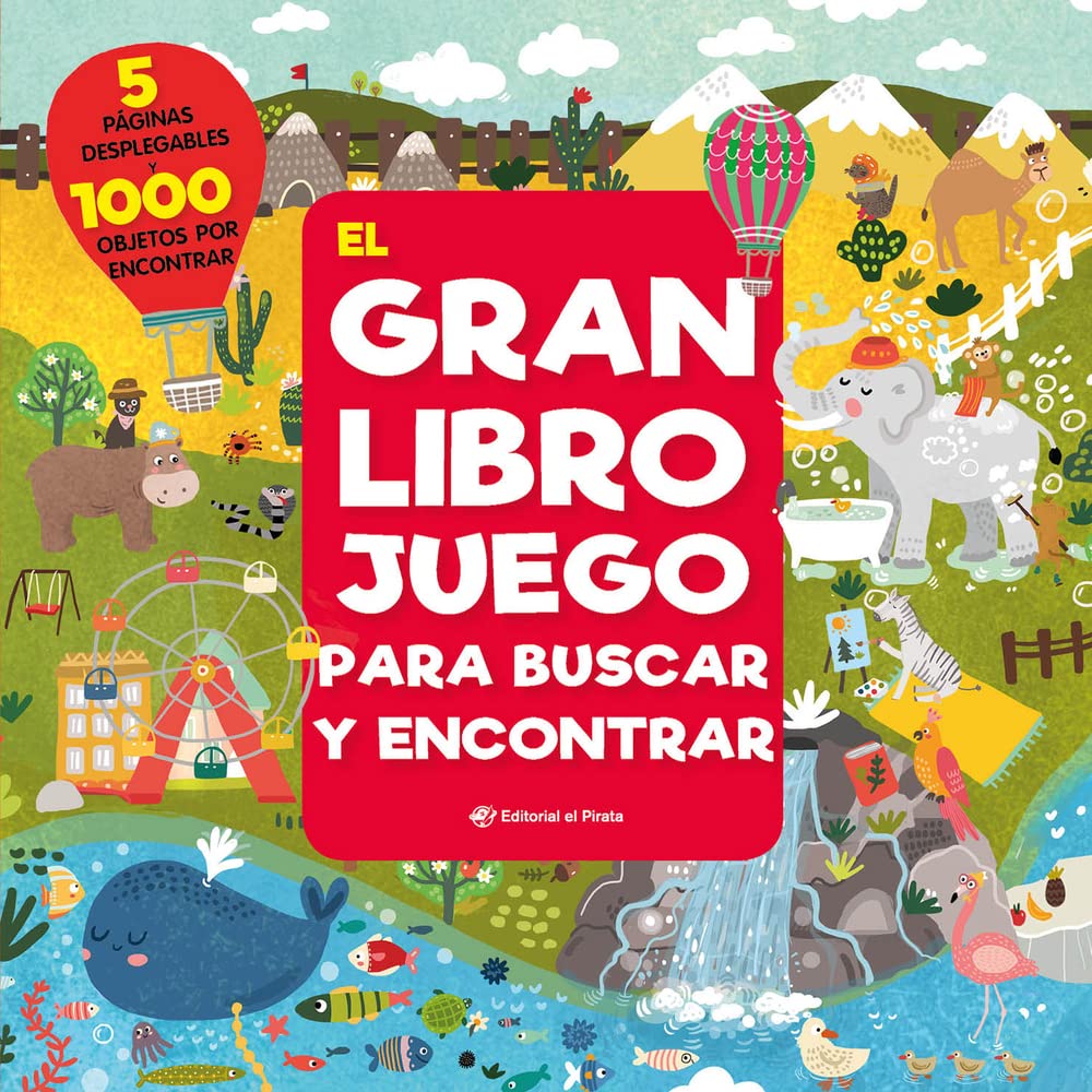 El gran libro juego para buscar y encontrar: 1000 objetos para buscar y 5 enormes páginas desplegables: 3 (Libros juegos)