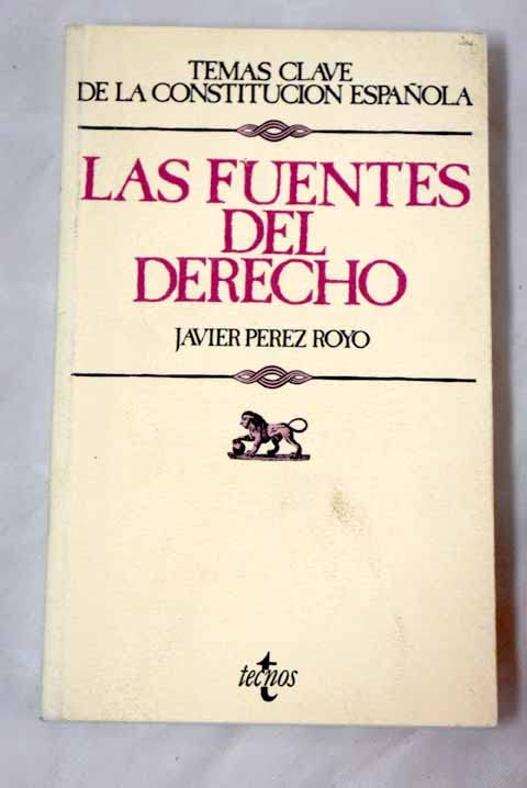 Las fuentes del derecho / Sources of Law
