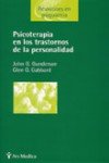 Psicoterapia en los trastornos de la personalidad