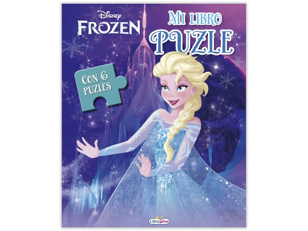 FROZEN LIBRO PUZZLE MEDIANO Nº 1
