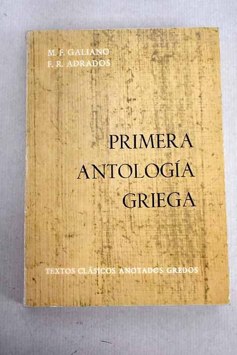 Primera antologia griega (anotado)
