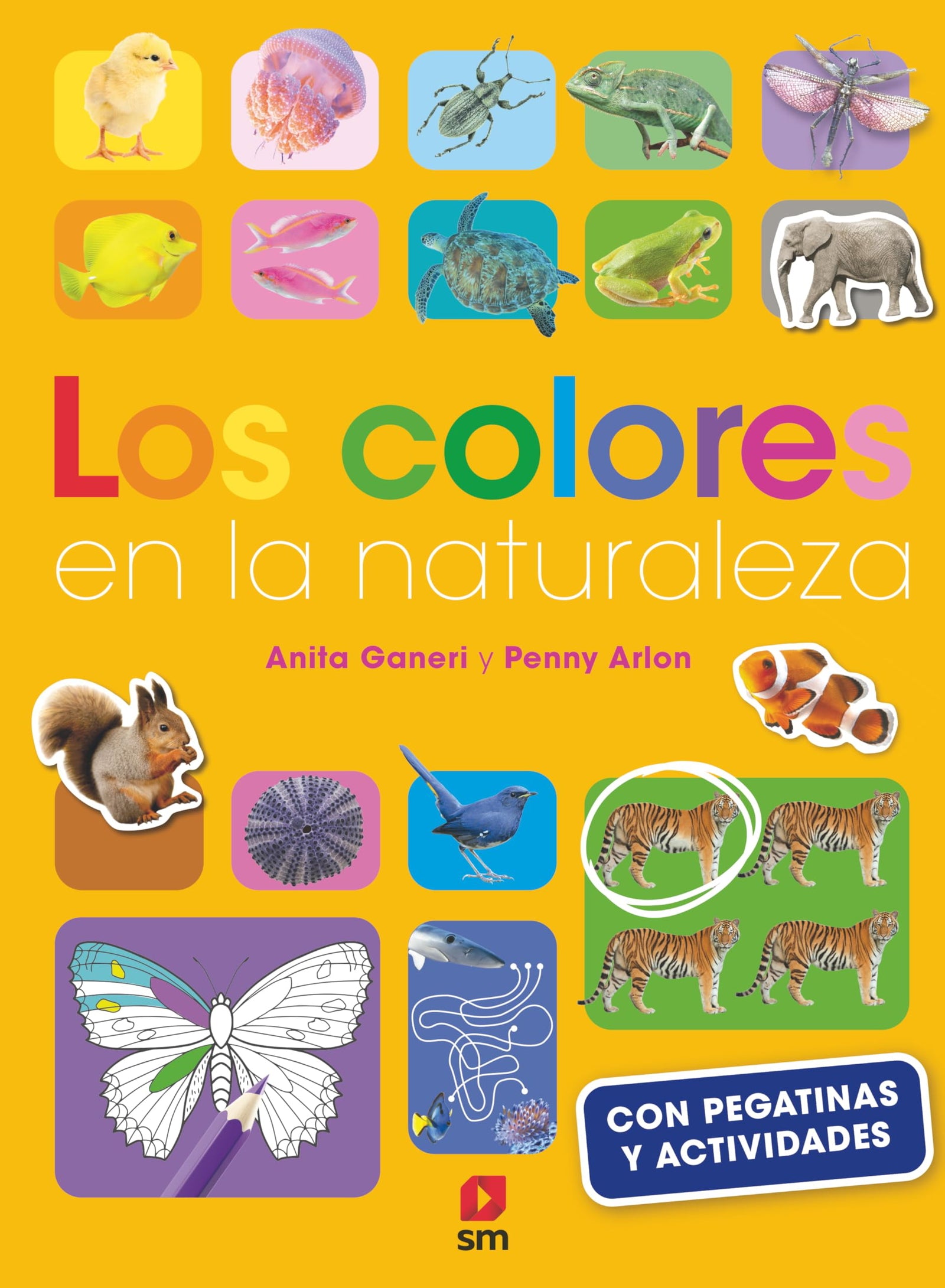 Los colores en la naturaleza (Naturaleza con pegatinas)
