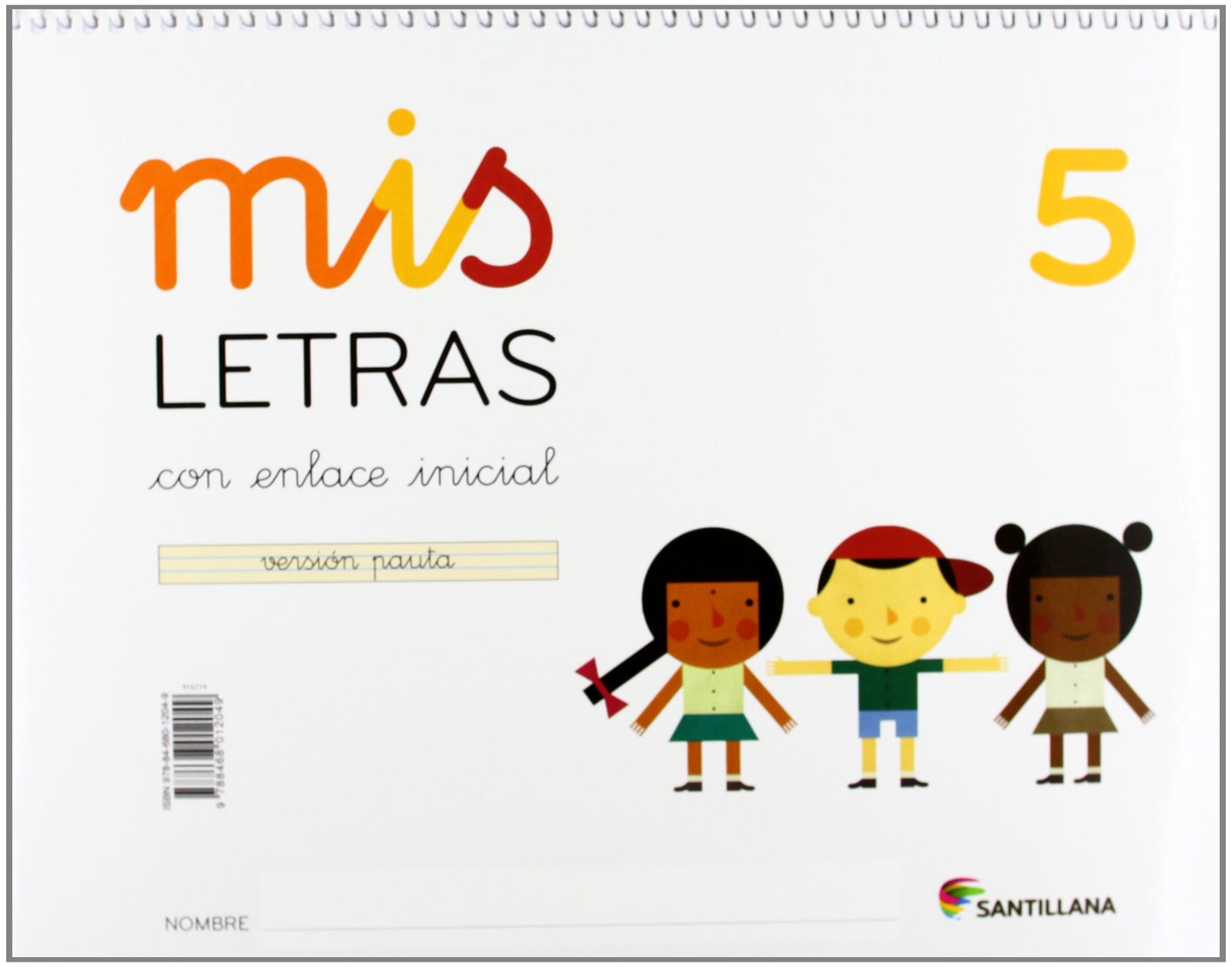 MIS LETRAS 5 - 9788468012049 (CUADERNOS)