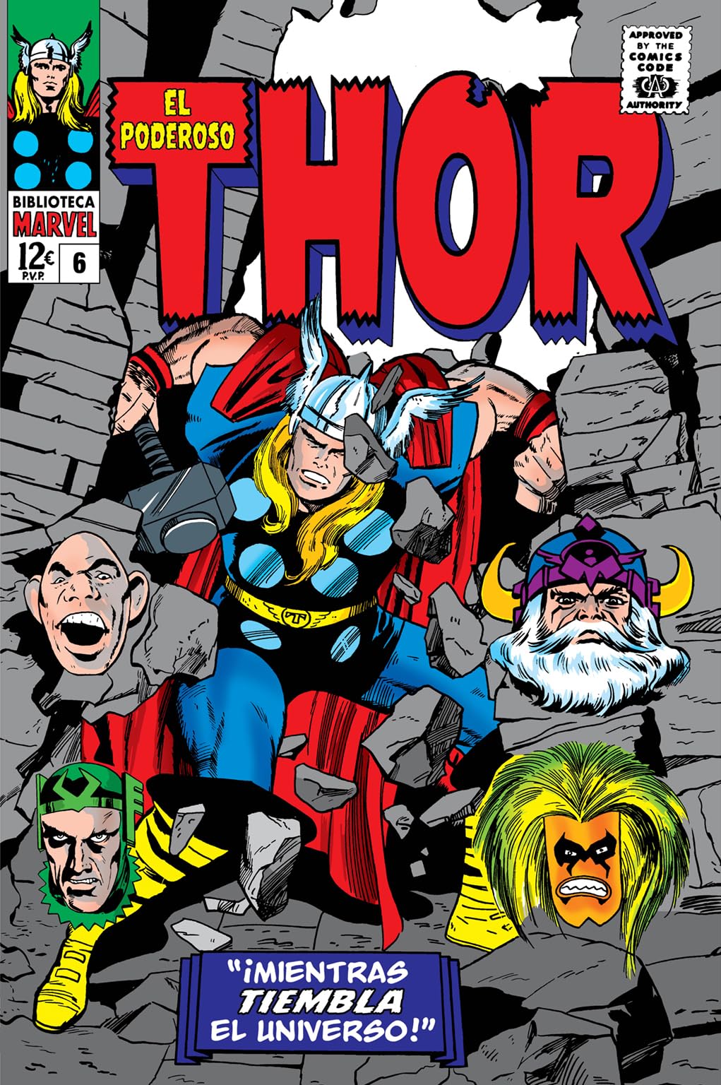 Biblioteca marvel el poderoso thor 6. 1965-1966: journey into mystery 120-124, annual 1