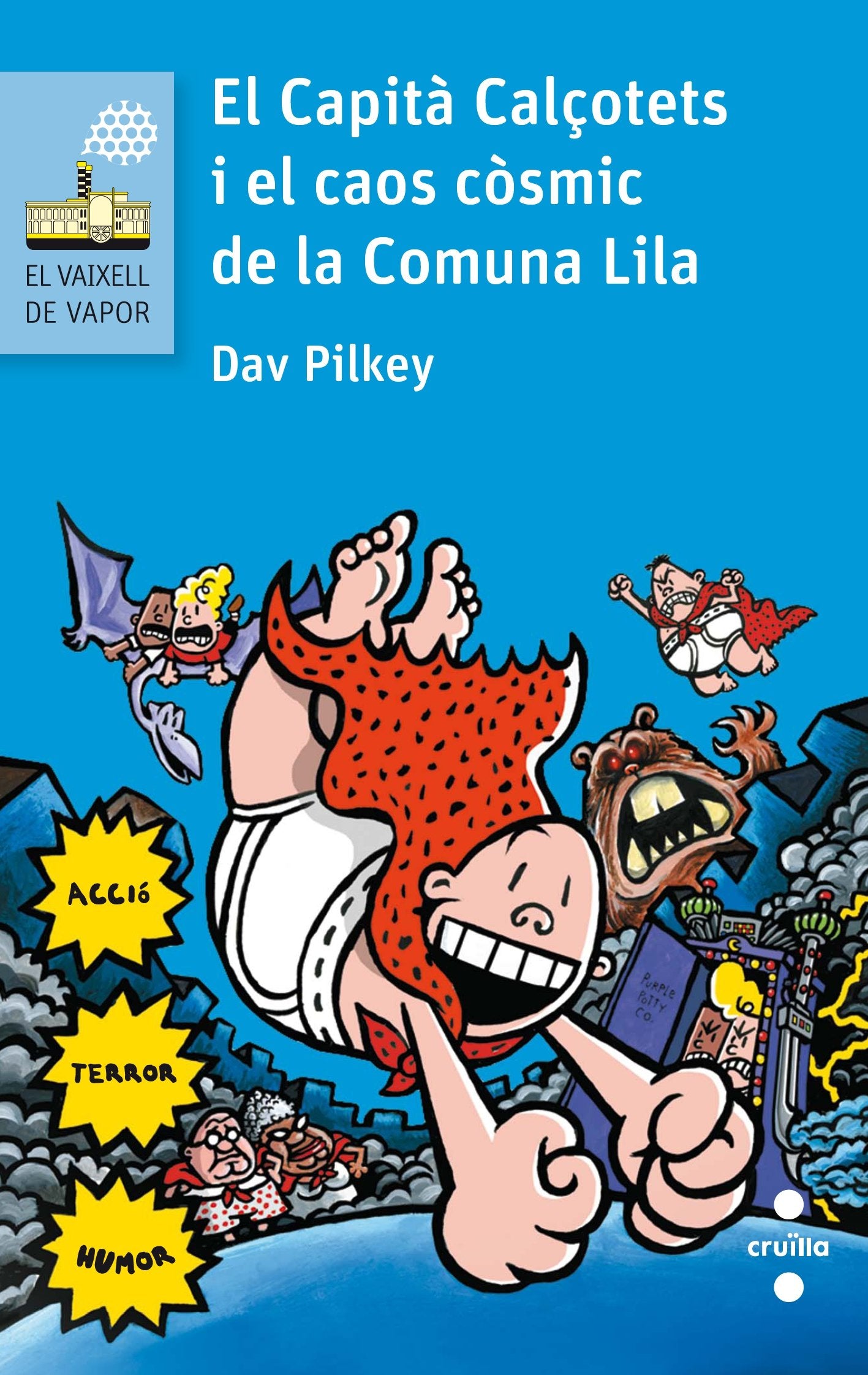 El Capità Calçotets i el caos còsmic de la Comuna Lila: 146 (El Barco de Vapor Azul)