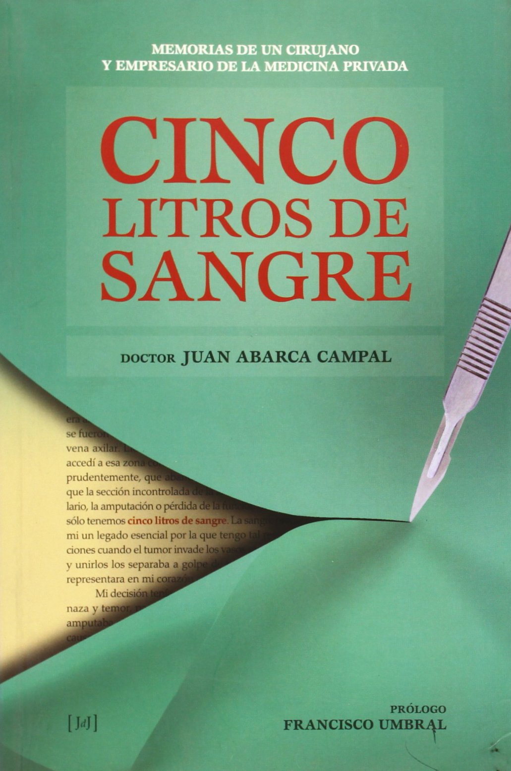 Cinco litros de sangre