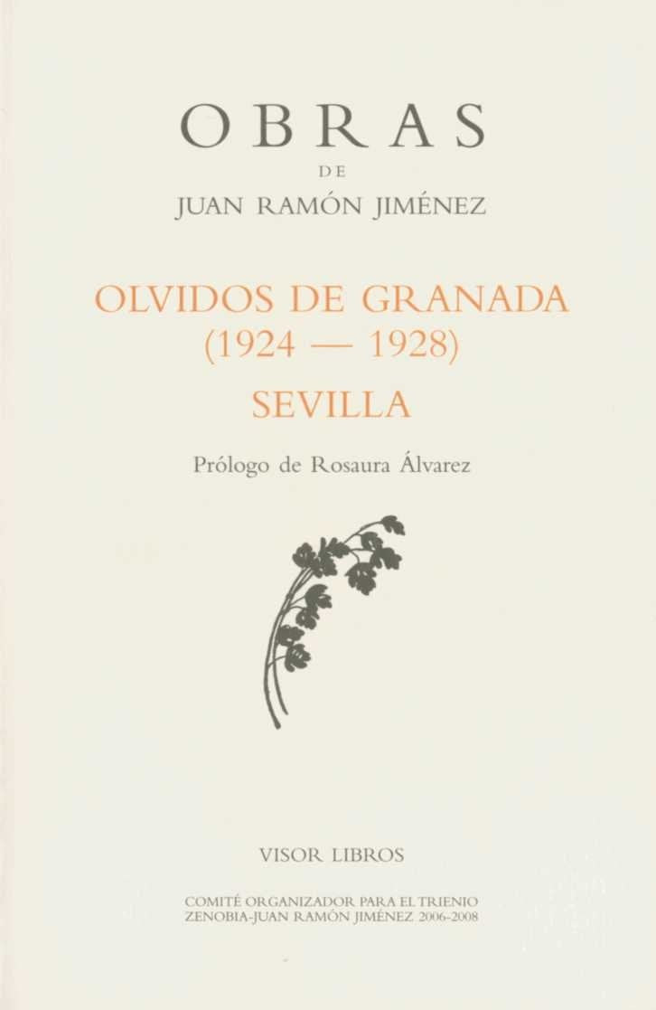 O.C. JUAN RAMON JIMENEZ OLVIDOS DE GRANADA (SIN COLECCION)