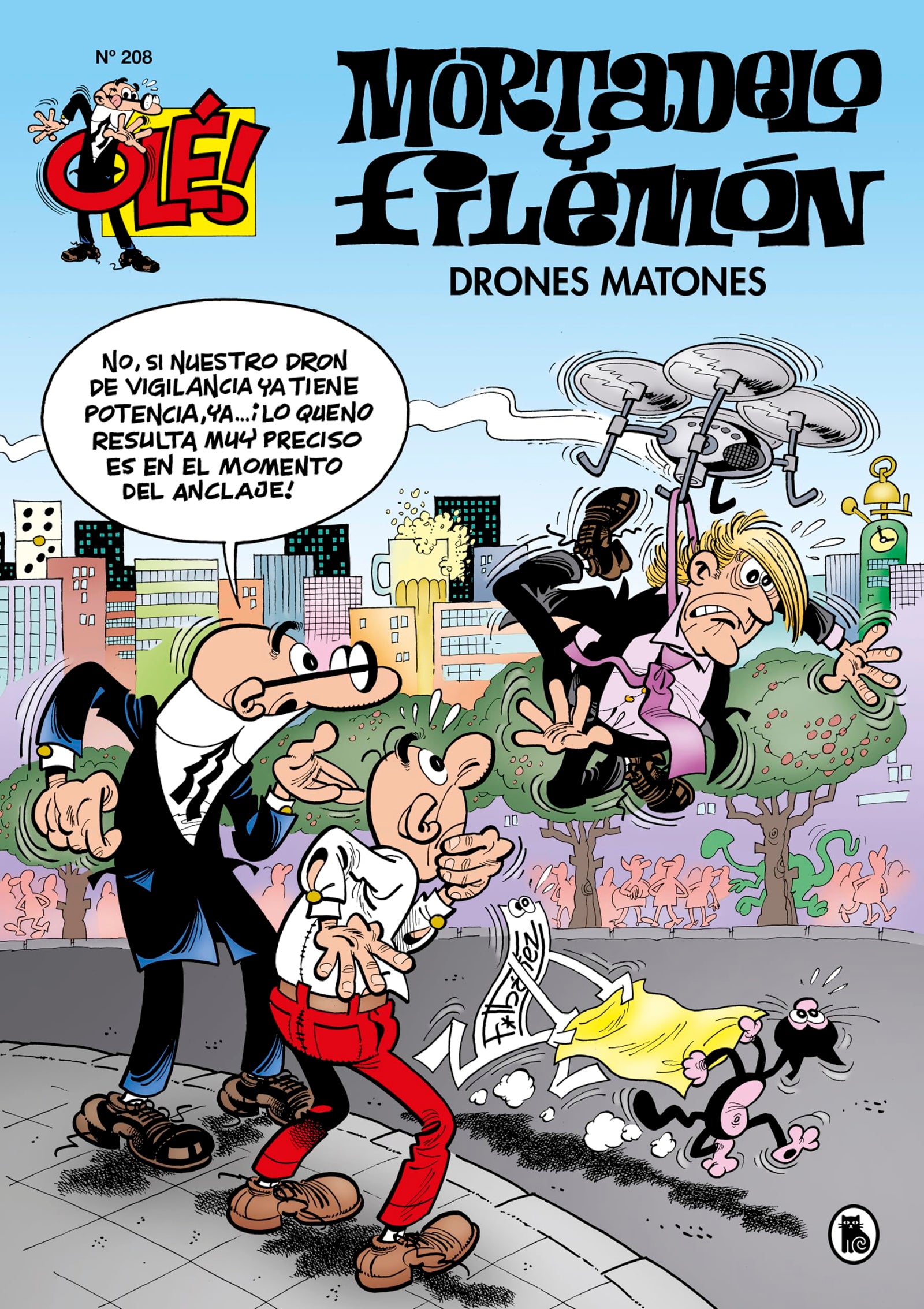 Mortadelo y Filemón. Drones matones (Olé! Mortadelo 208) (Bruguera Clásica)