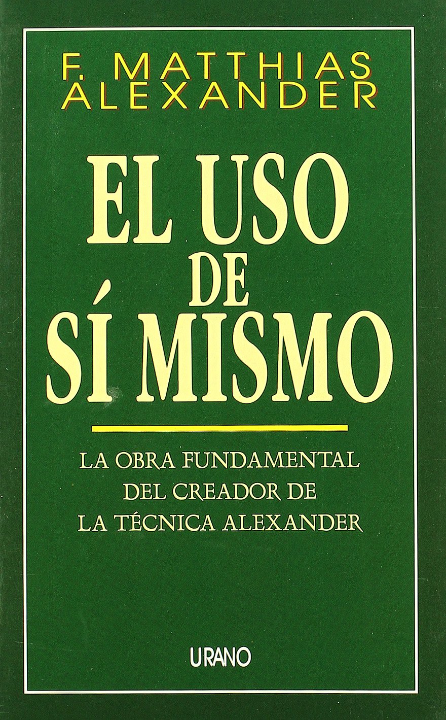 El uso de sí mismo (Técnicas corporales)