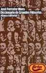Diccionario de grandes filosofos 2 (Libro De Bolsillo, El)