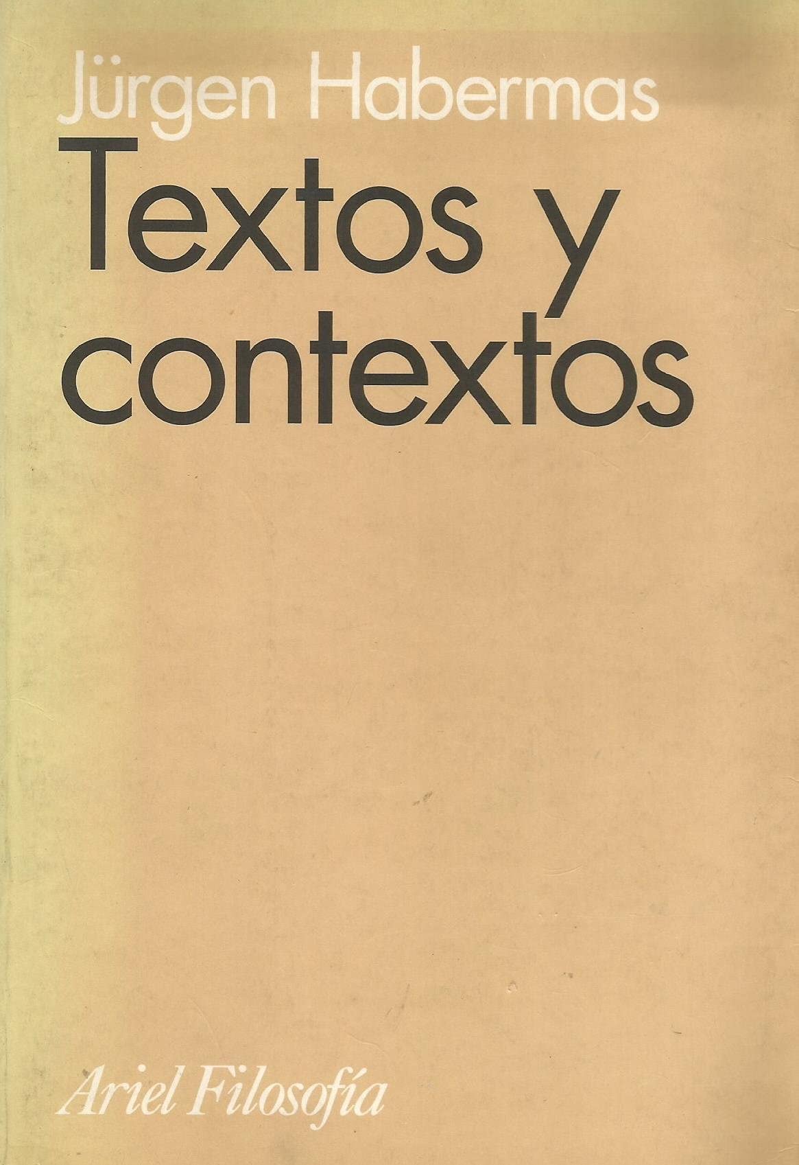 Textos y contextos