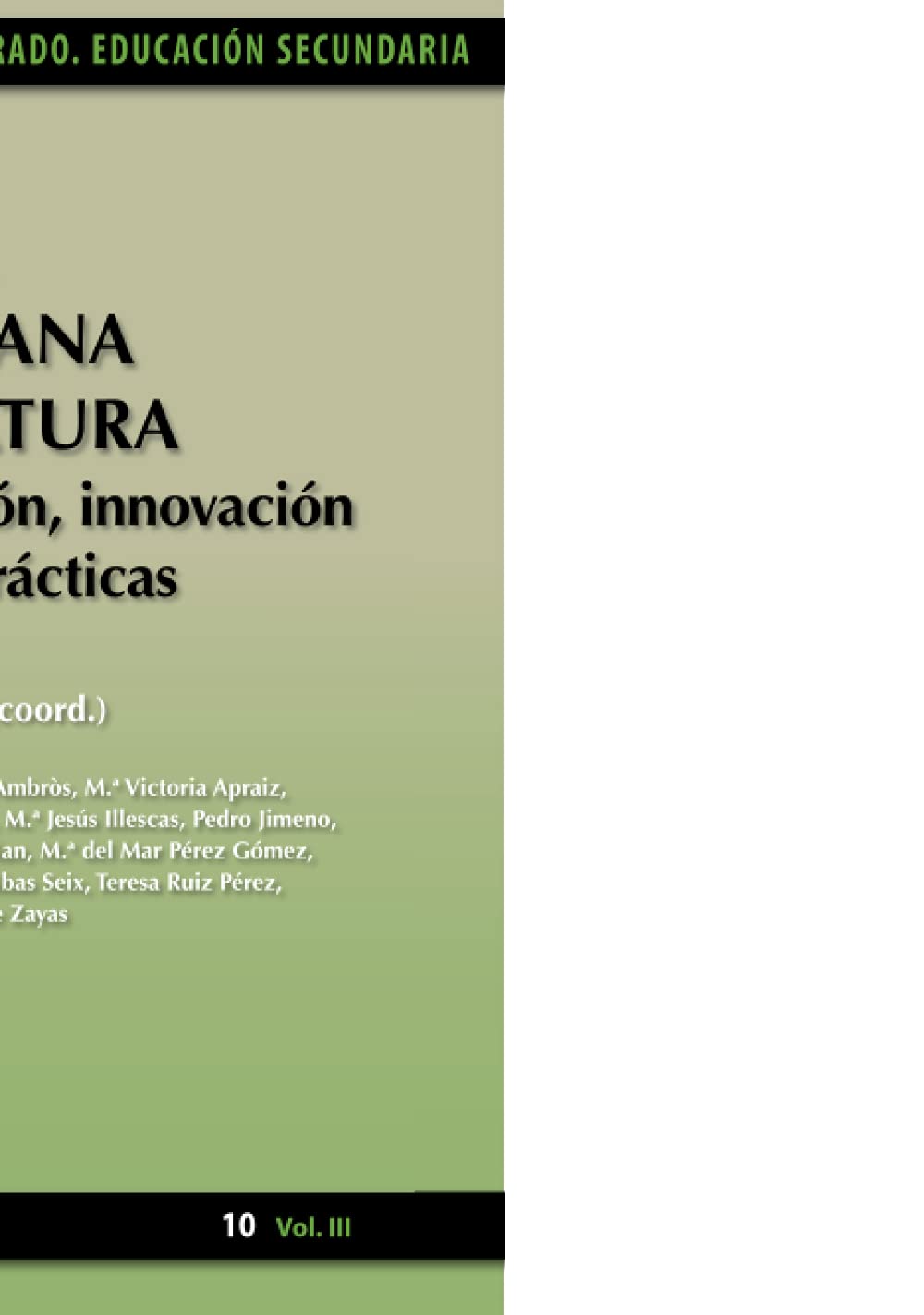 Lengua Castellana y Literatura. Investigación, innovación y buenas prácticas: 103 (Formación del Profesorado. (Máster Secundaria))