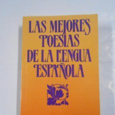 Las mejores poesías de la lengua española