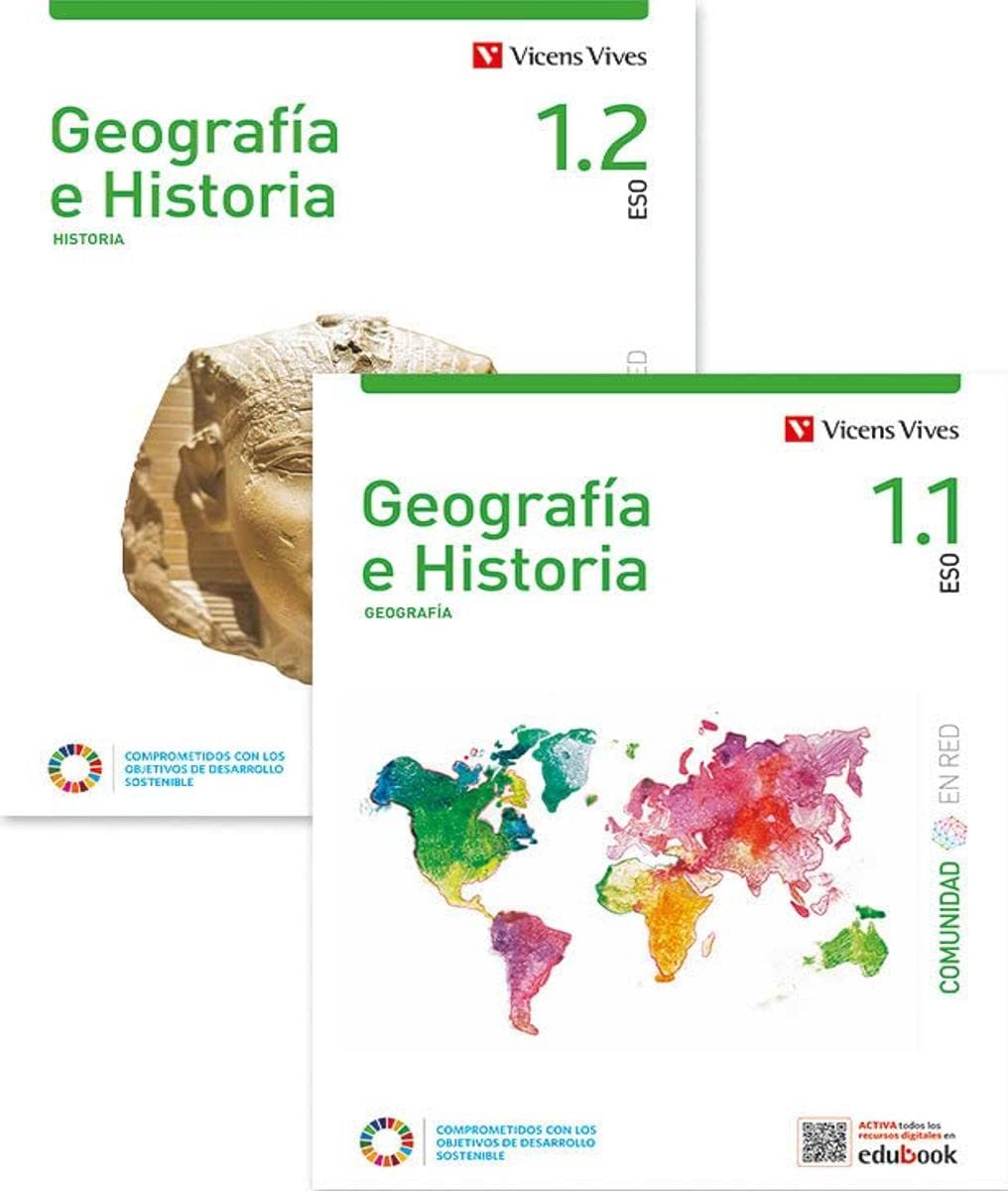 GEOGRAFIA E HISTORIA 1 (1.1-1.2)(COMUNIDAD EN RED) - 9788468283876