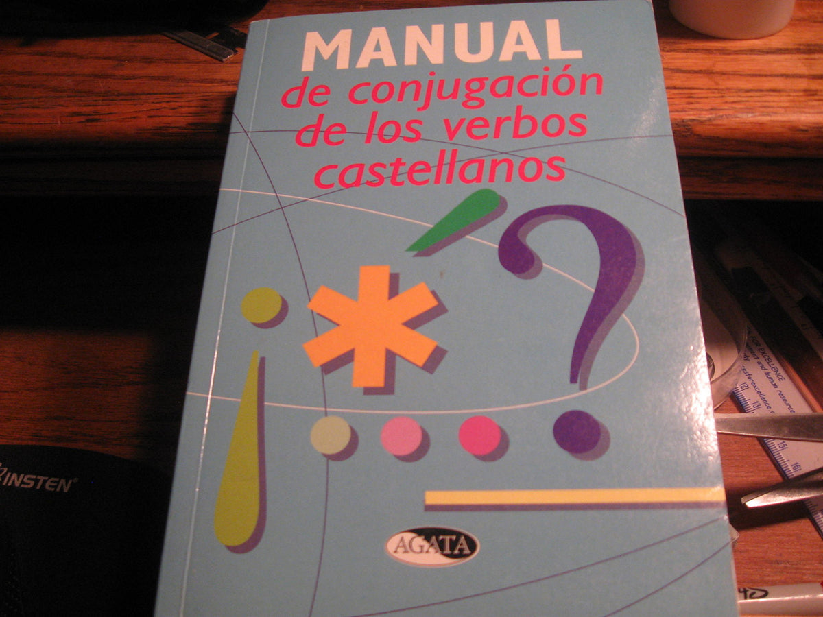 MANUAL DE CONJUGACION VERBOS CASTELLANOS (SIN COLECCION)