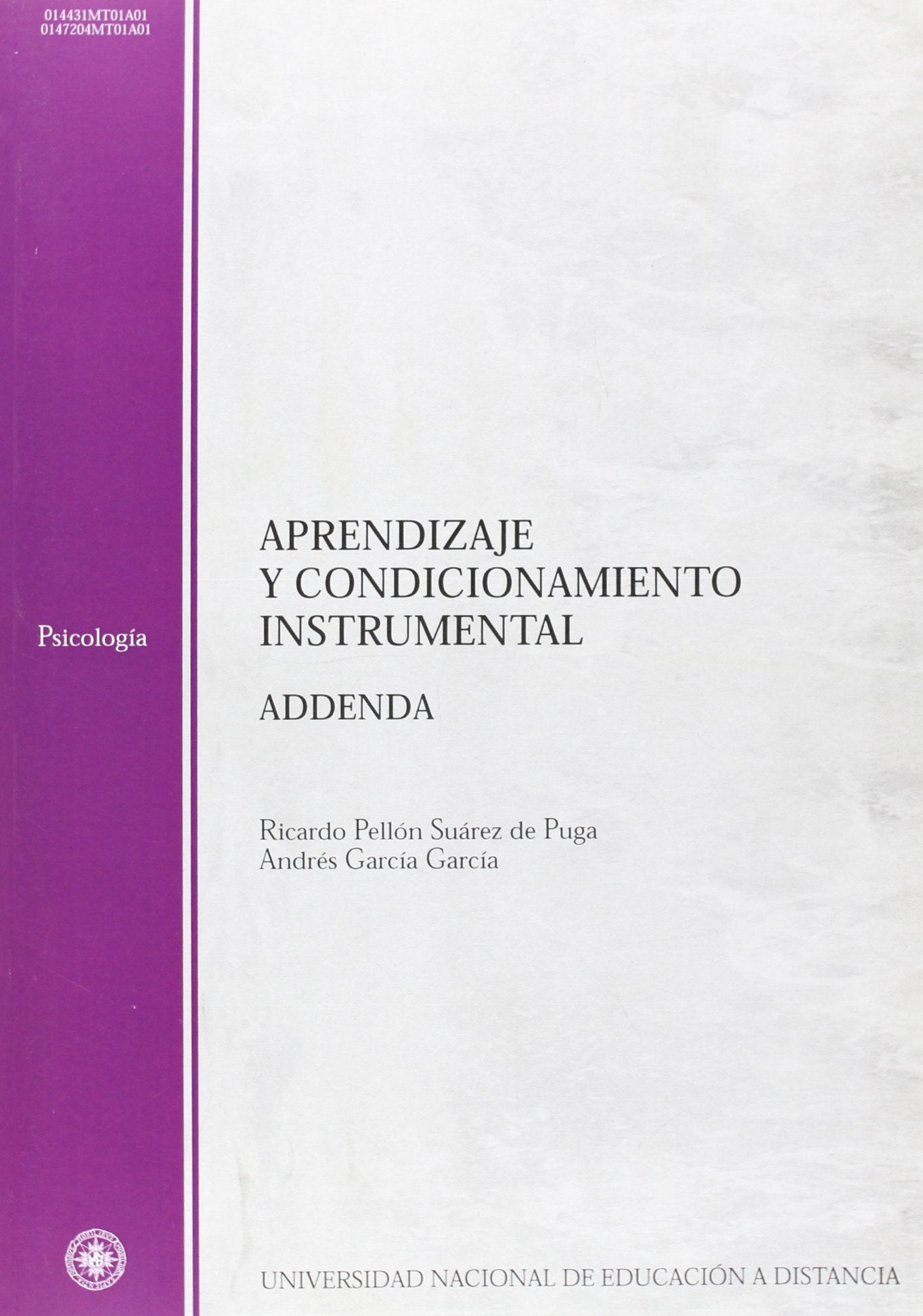 Aprendizaje y Condicionamiento Instrumental. Adenda
