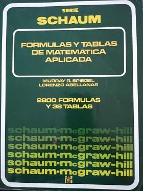 Formulas y tablas de matematica aplicada -schaum-