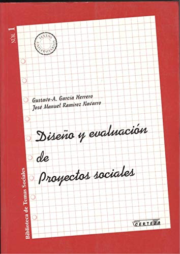 Diseño y evaluación de proyectos sociales